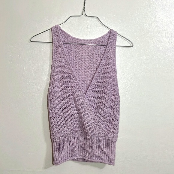 Lilac purple 2 piece top - Picture 2 of 5